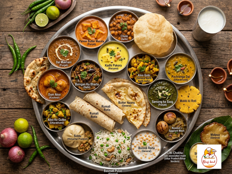 The North: Wheat, Paneer, and Rich Gravies