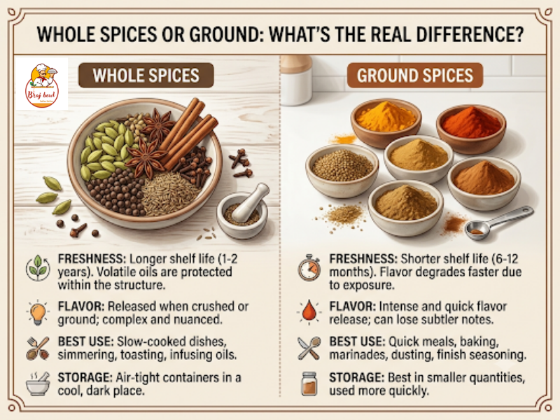 Whole Spices or Ground — What's the Real Difference?