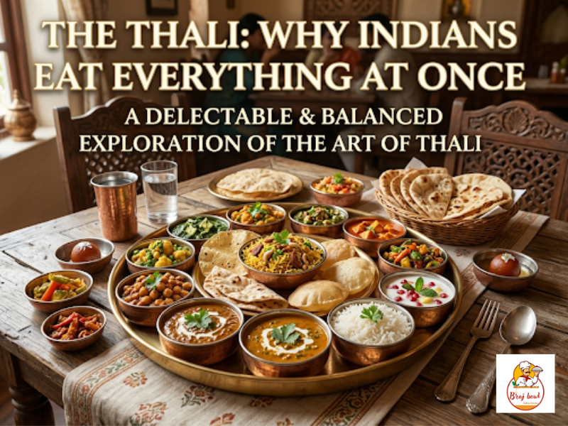 The Thali: Why Indians Eat Everything at Once
