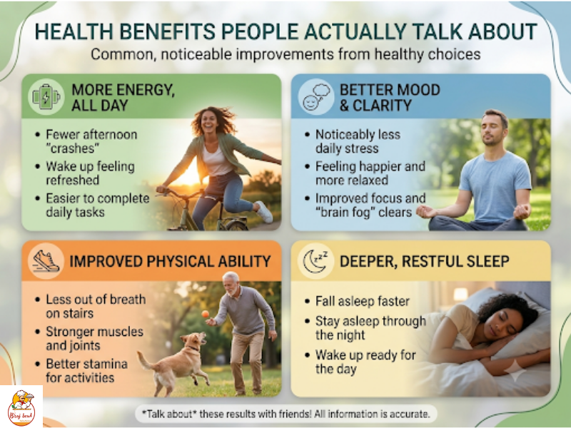 Health Benefits People Actually Talk About
