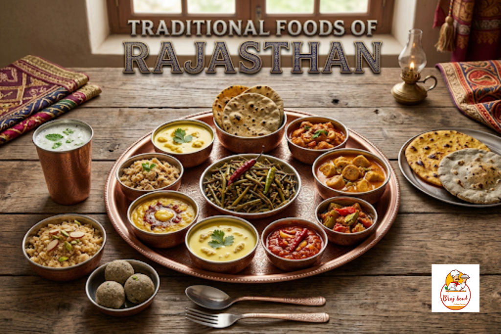What is the traditional food of Rajasthan?